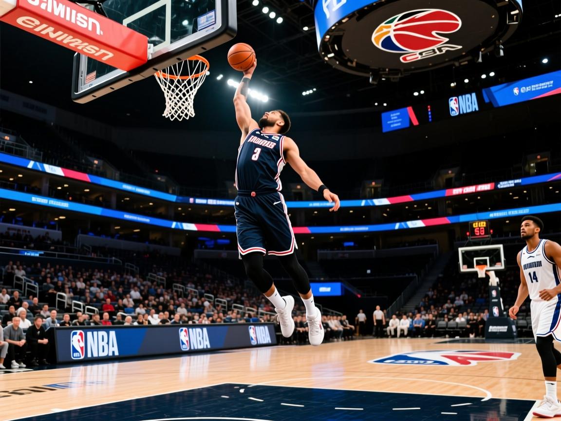 NBA球员技术展示:精彩扣篮引领球队实力 第1张