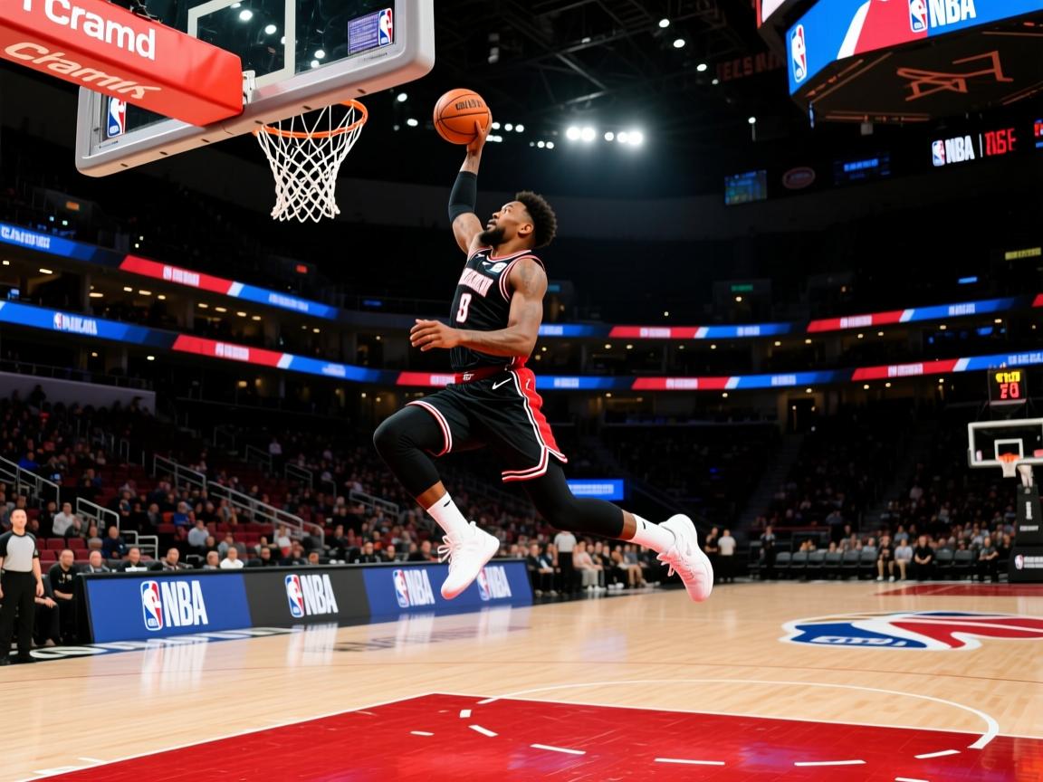 NBA球员技术展示:精彩扣篮引领球队实力 第2张