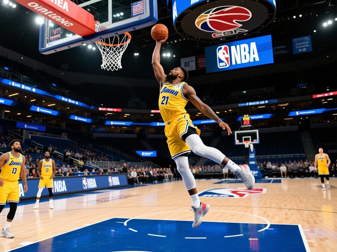 NBA球员技术展示:精彩扣篮引领球队实力 第3张