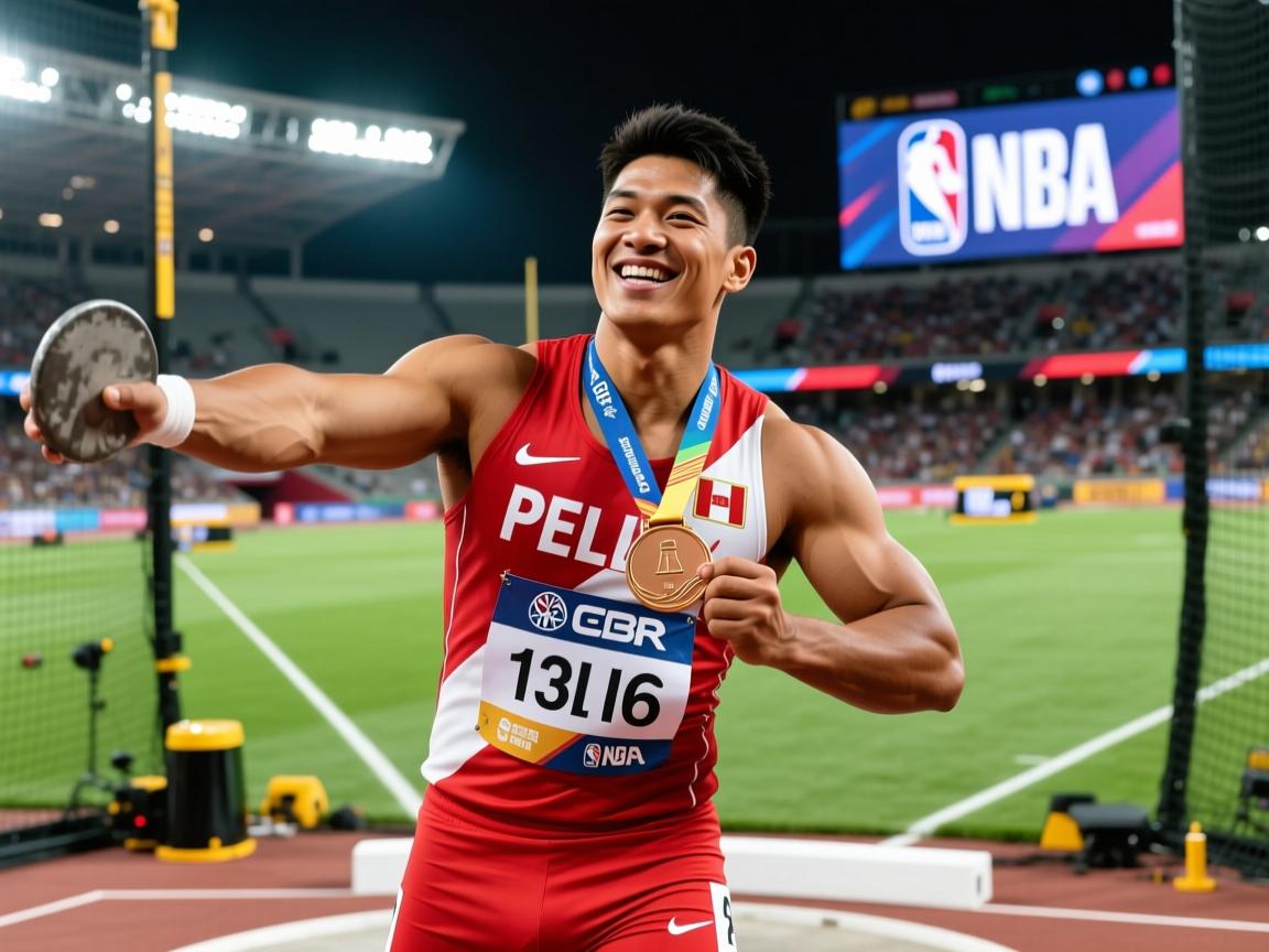 秘鲁田径选手在铁饼比赛中获得铜牌 第1张